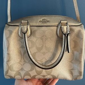 Coach Mini Bennett Satchel-Gold